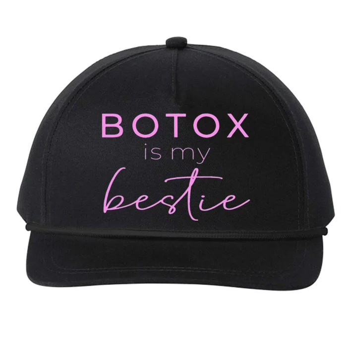 Botox Is My Bestie Plastic Surgery Snapback Five-Panel Rope Hat