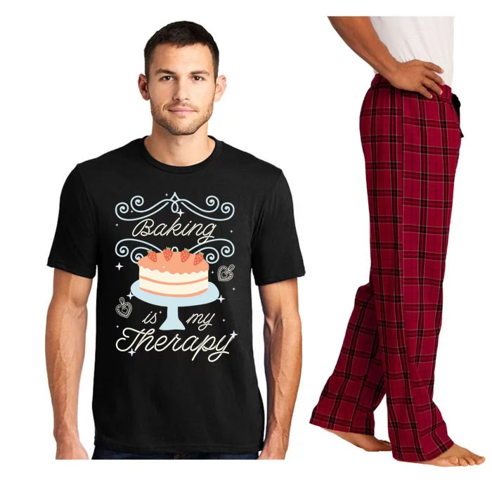 Baking Is My Therapy Baker Enthusiast Cool Gift Pajama Set