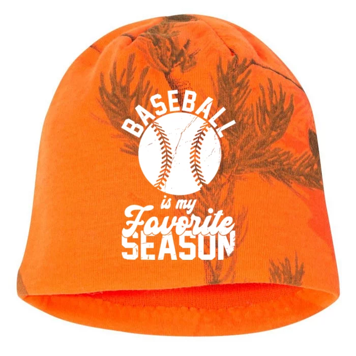 Baseball Is My Favorite Season Sport Lover Kati - Camo Knit Beanie