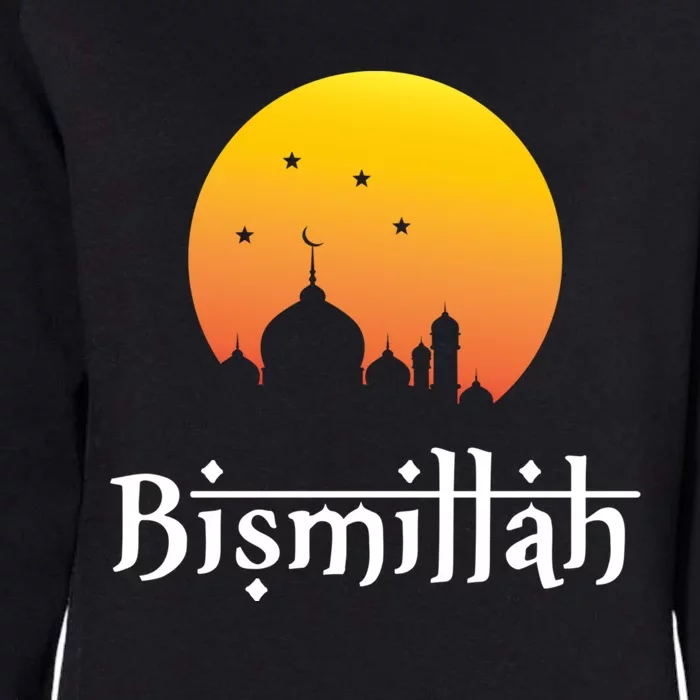 Bismillah Islamic Mosque Themed Tee Muslim Ramadan Eid Great Gift Womens California Wash Sweatshirt