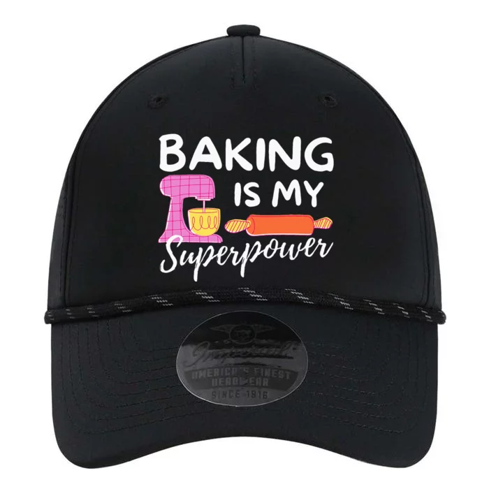 Baking Is My Superpower Funny Baker & Baking Gift Performance The Dyno Cap