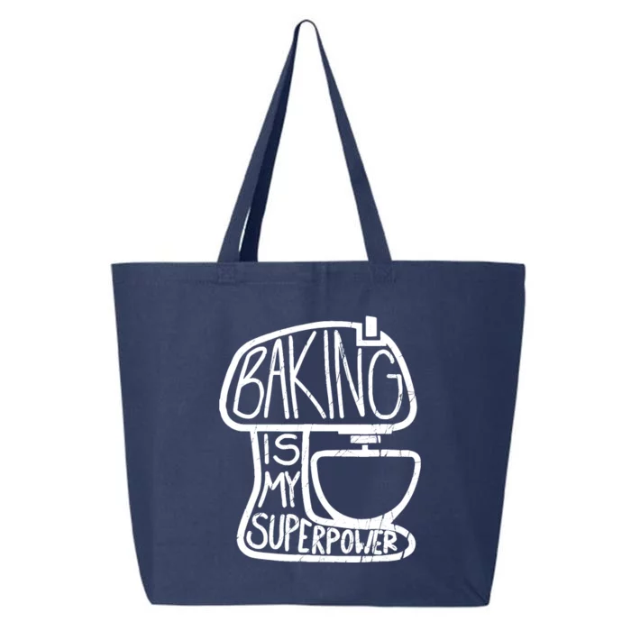 Baking Is My Superpower, Funny Baker 25L Jumbo Tote