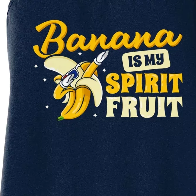 Banana Is My Spirit Fruit Women's Racerback Tank