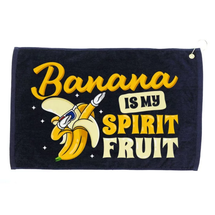 Banana Is My Spirit Fruit Grommeted Golf Towel