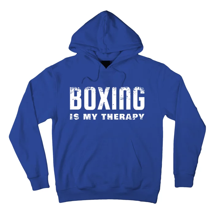 Boxing Is My Therapy Boxer Cool Gift Hoodie