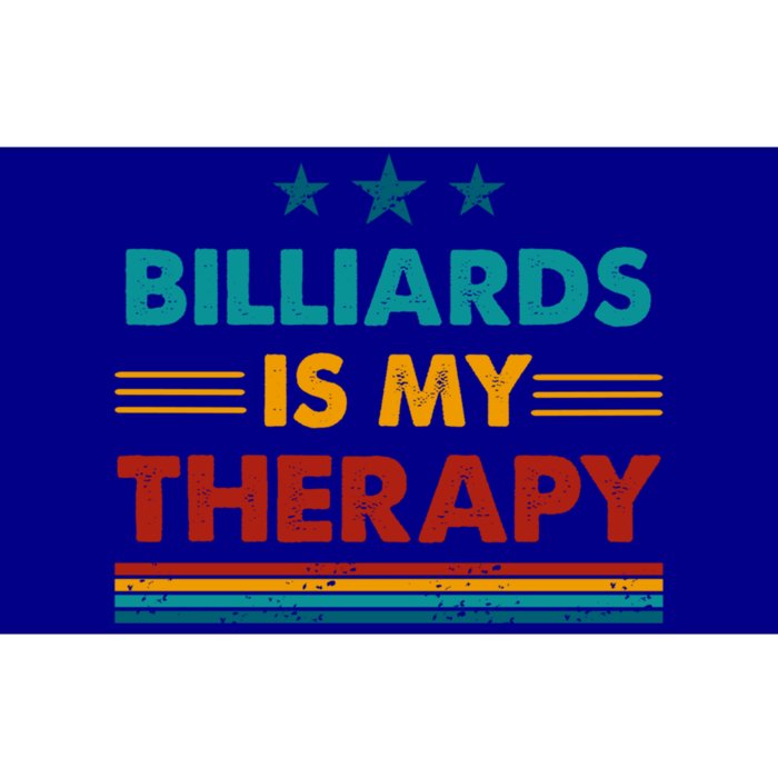 Billiards Is My Therapy Funny Billiards Gift Bumper Sticker