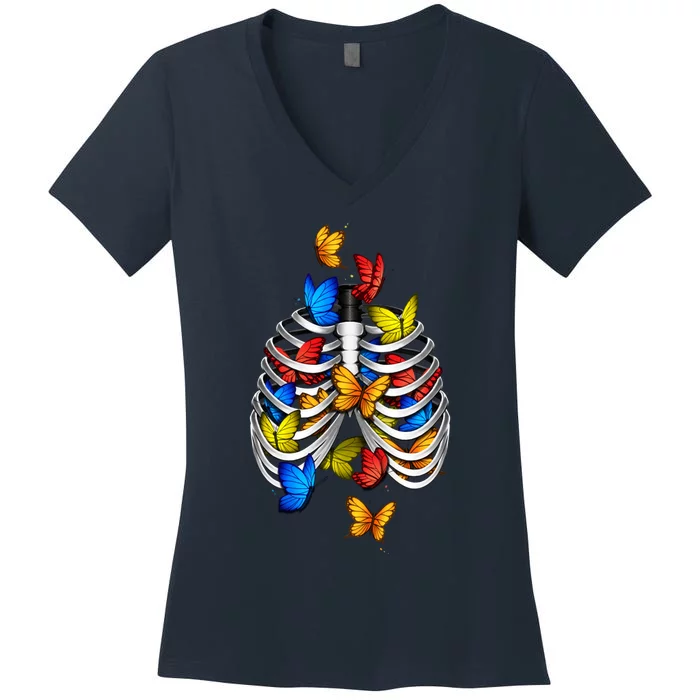 Butterflies In My Stomach Women's V-Neck T-Shirt