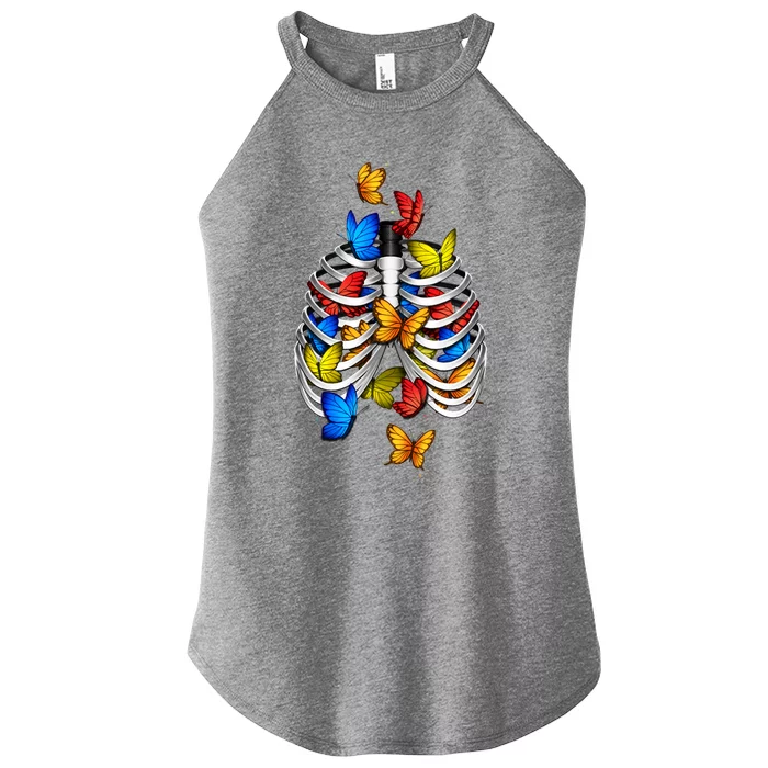 Butterflies In My Stomach Women’s Perfect Tri Rocker Tank