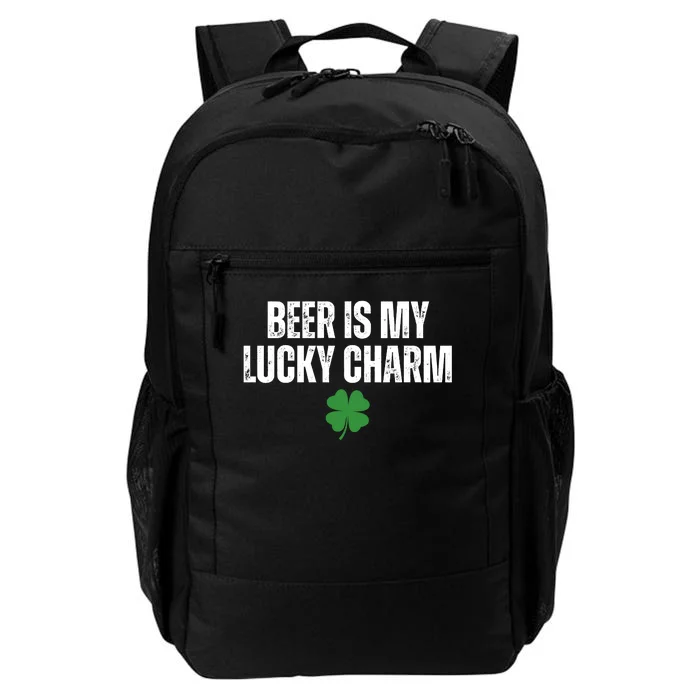 Beer Is My Lucky Charm Funny St Patricks Day Daily Commute Backpack