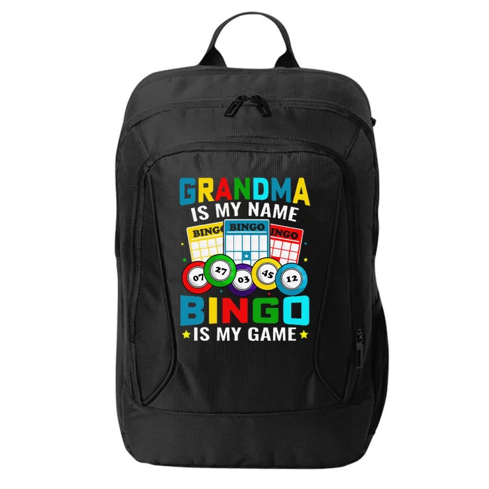 Bingo Is My Funny Bingo Grandma Player Women Mother's Day City Backpack