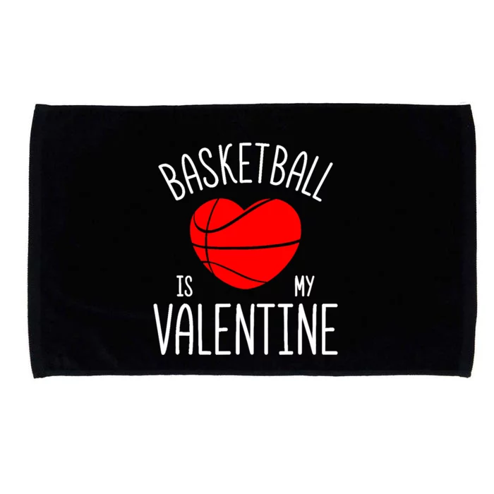 Basketball is My Valentine Microfiber Hand Towel