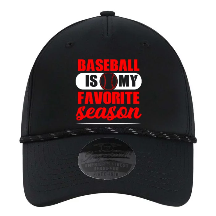 Baseball Is My Favorite Season Baseball Gift Performance The Dyno Cap