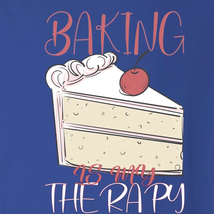 Baking Is My Therapy Baking Baker Gift Toddler Long Sleeve Shirt