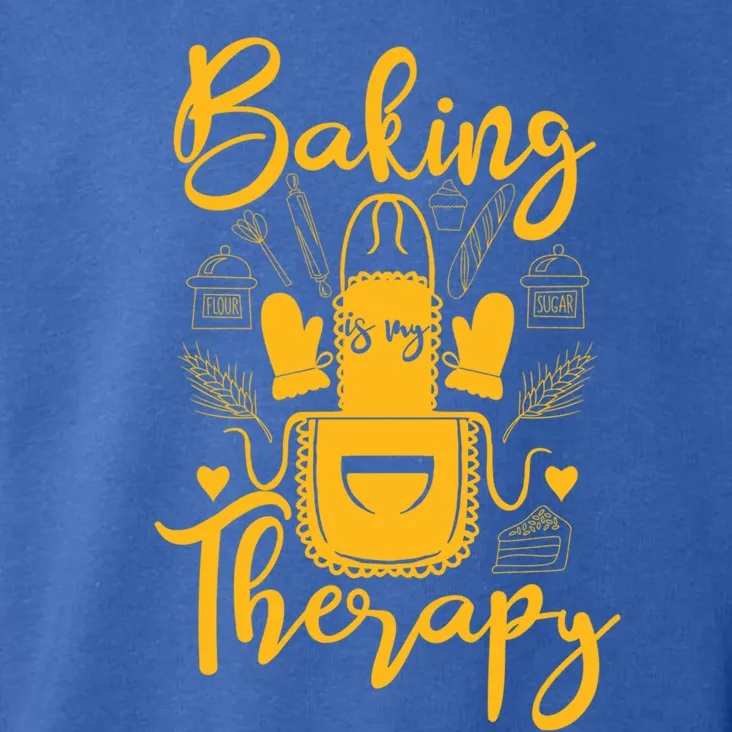 Baking Is My Therapy Baking Is My Love Language Gift Bakeaholic Gift Toddler Hoodie