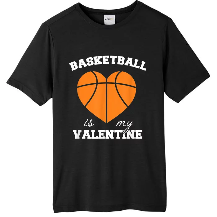 Basketball Is My Valentine ChromaSoft Performance T-Shirt