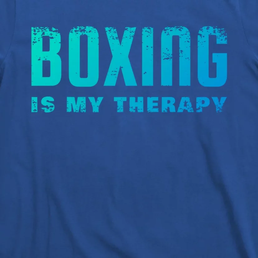 Boxing Is My Therapy Boxer Cool Gift T-Shirt