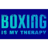 Boxing Is My Therapy Boxer Cool Gift Bumper Sticker