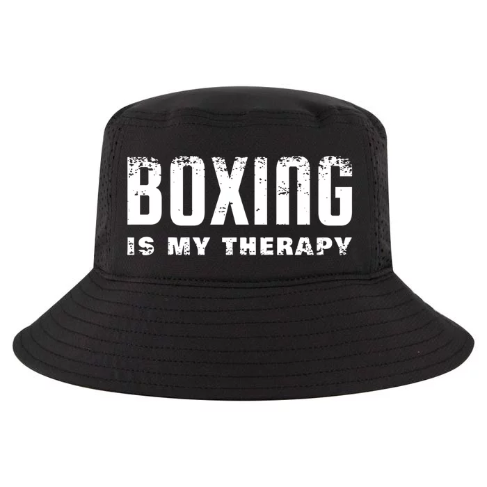 Boxing Is My Therapy Boxer Gift Cool Comfort Performance Bucket Hat