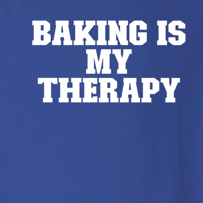 Baking Is My Therapy Funny For Her For Him Cool Gift Toddler Long Sleeve Shirt