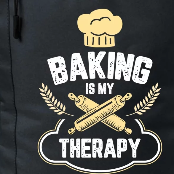 Baking Is My Therapy Cake And Cookies Bake Gift For A Baker Cool Gift Daily Commute Backpack