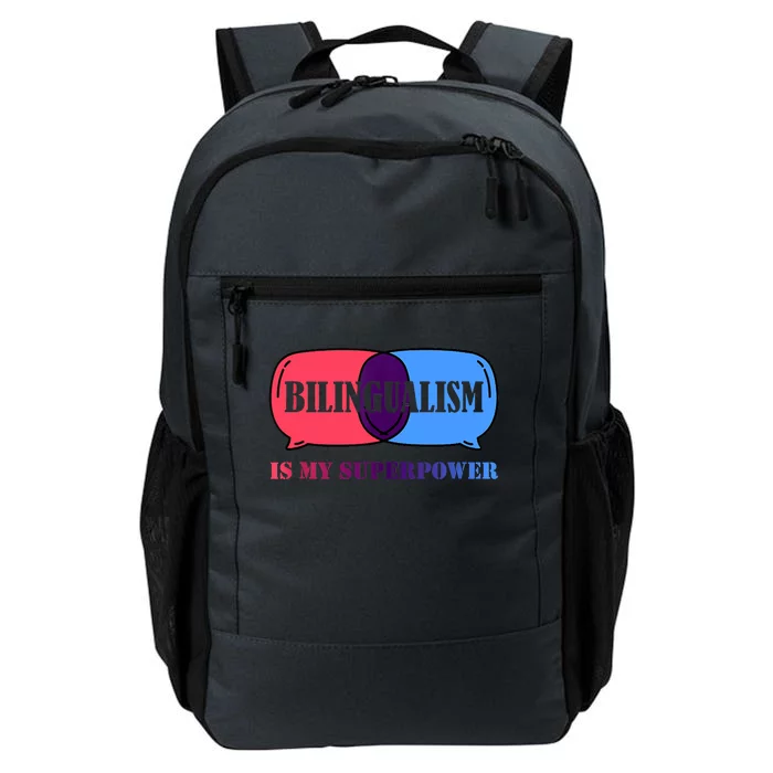 Bilingualism Is My Superpower Tank Top Daily Commute Backpack