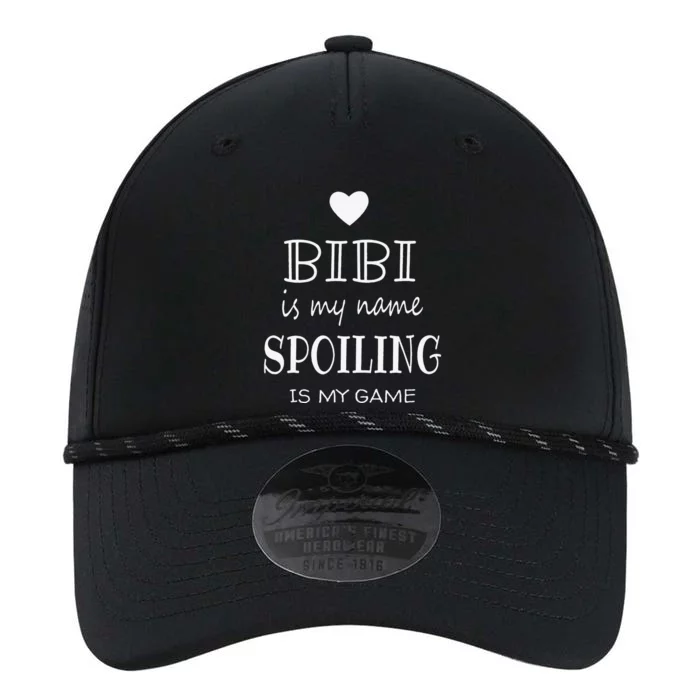 Bibi Is My Name Funny Graphic Gifts For Bibi Grandma Performance The Dyno Cap