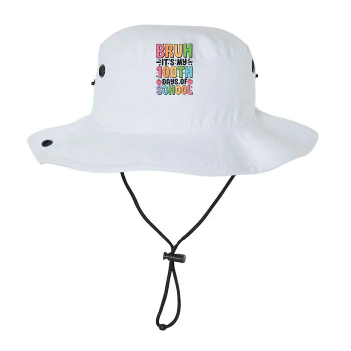 Bruh ItS My 100th Days Of School Celebration Legacy Cool Fit Booney Bucket Hat