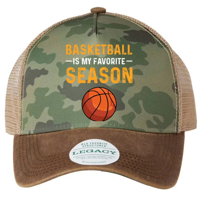 Basketball Is My Favorite Season Legacy Tie Dye Trucker Hat