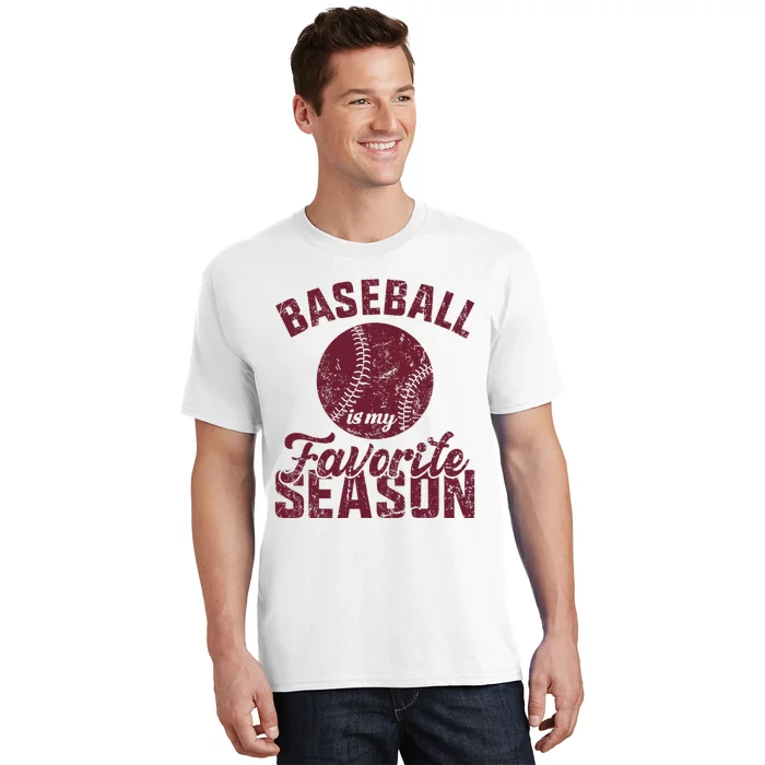 Baseball Is My Favorite Season Vintage T-Shirt