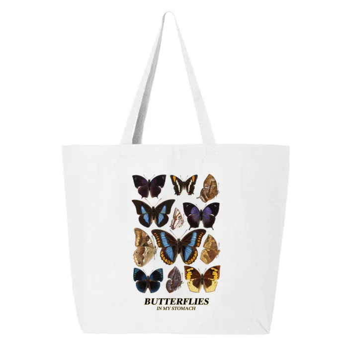 Butterflies In My Stomach Butterfly Retro Vintage 25L Jumbo Tote