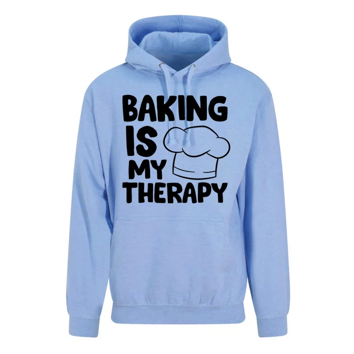 Baking Is My Therapy Cook Hat Funny Bakers Gift Unisex Surf Hoodie