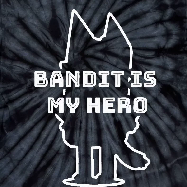 Bandit Is My Hero Funny Show Dad Dog Tie-Dye T-Shirt