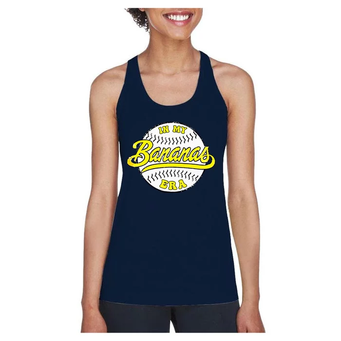 Bananas In My Banana Era Women's Racerback Tank