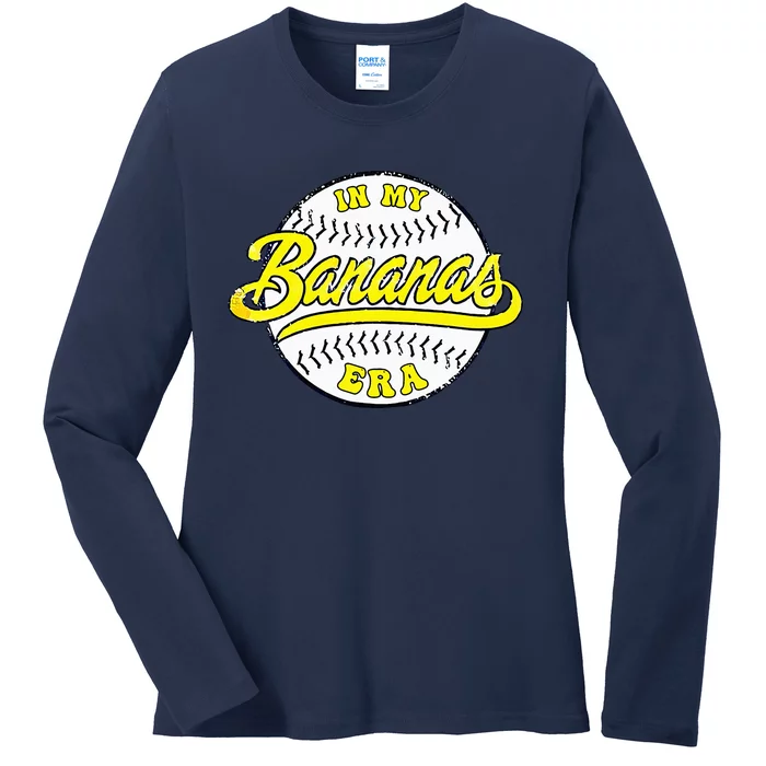 Bananas In My Banana Era Ladies Long Sleeve Shirt