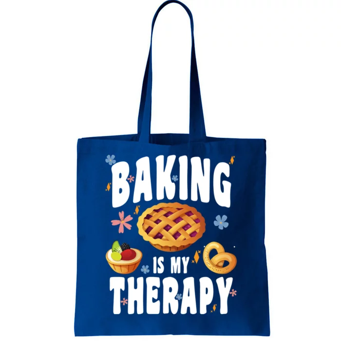 Baking Is My Therapy Culinary Art Artisan Bakery Baked Goods Gift Tote Bag