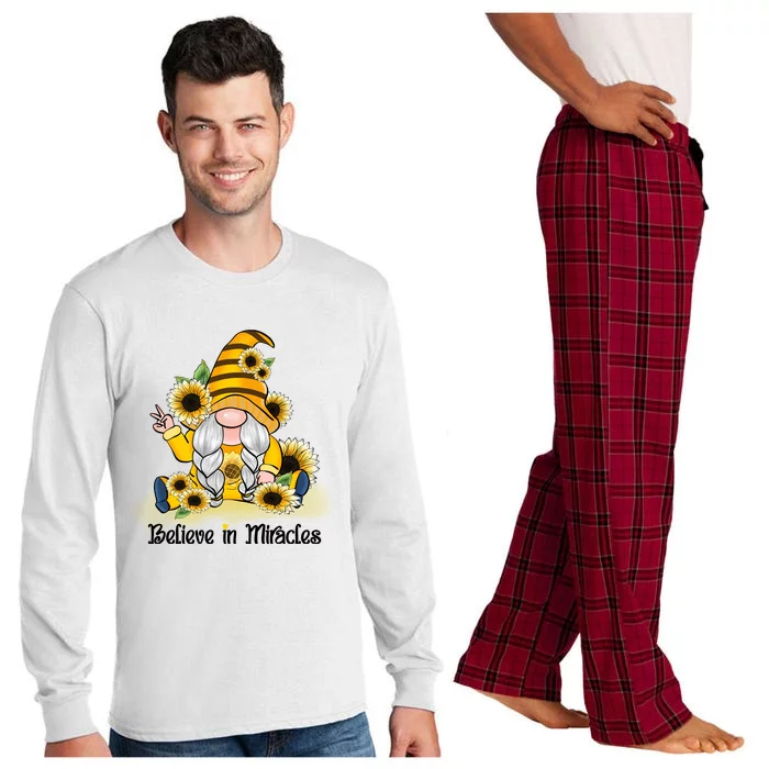 Believe In Miracles Sublimation Long Sleeve Pajama Set