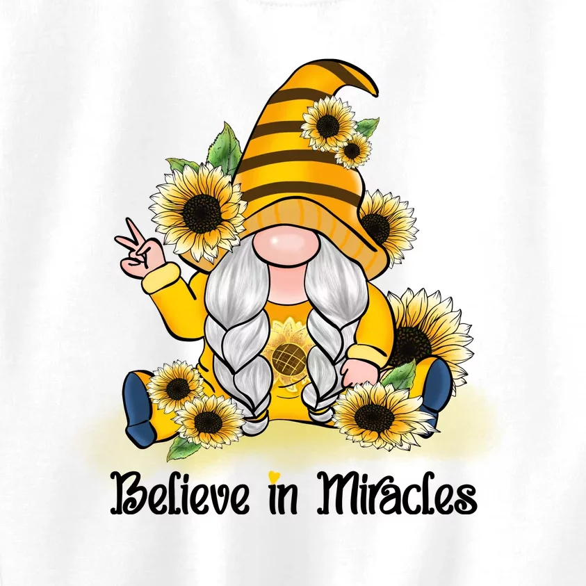 Believe In Miracles Sublimation Kids Sweatshirt