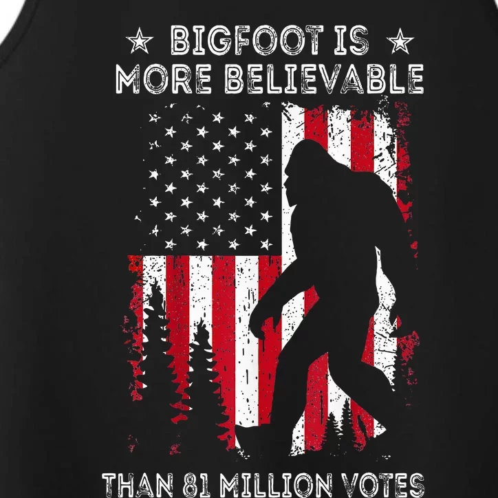 Bigfoot Is More Believable Than 81 Million Votes Performance Tank