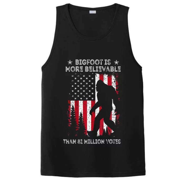 Bigfoot Is More Believable Than 81 Million Votes Performance Tank