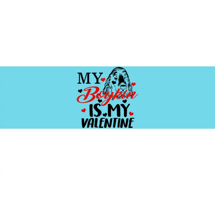 Boykin Is My Valentine Kin Spaniel Dog Mom Hunting Mama Gift Bumper Sticker