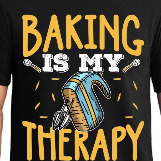 Baking Is My Therapy Cupcake Cooking Baking Gift Pajama Set