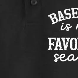 Baseball Is My Favorite Season Graphic Dry Zone Grid Performance Polo