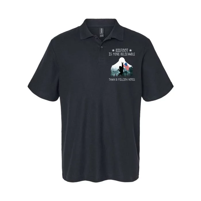 Bigfoot Is More Believable Than 81 Million Votes Softstyle Adult Sport Polo