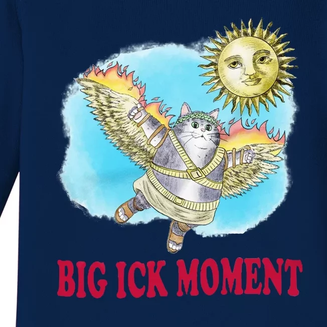 Big Ick Moment Cat Lover Baby Long Sleeve Bodysuit