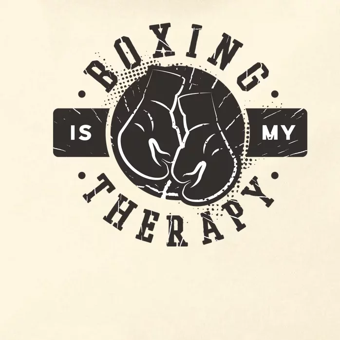 Boxing Is My Therapy Zip Tote Bag