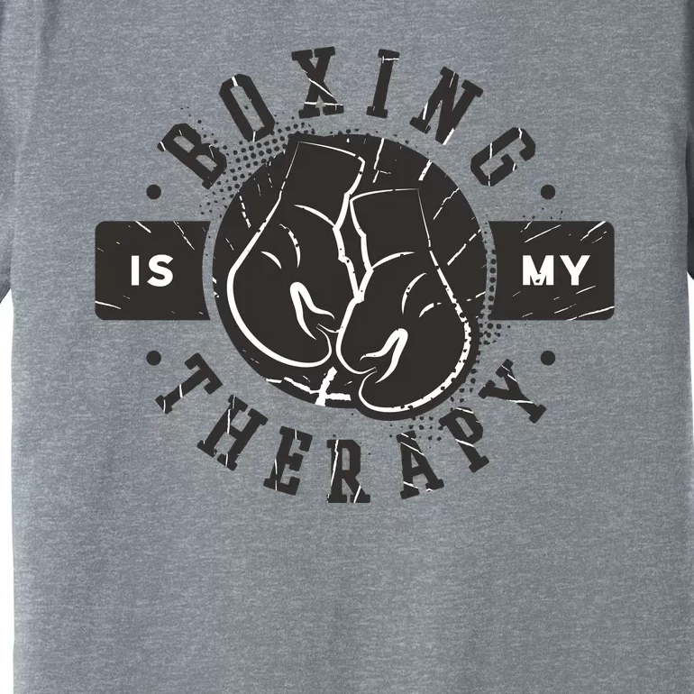 Boxing Is My Therapy Premium T-Shirt