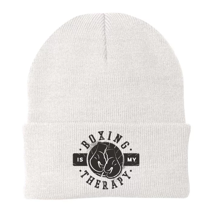 Boxing Is My Therapy Knit Cap Winter Beanie