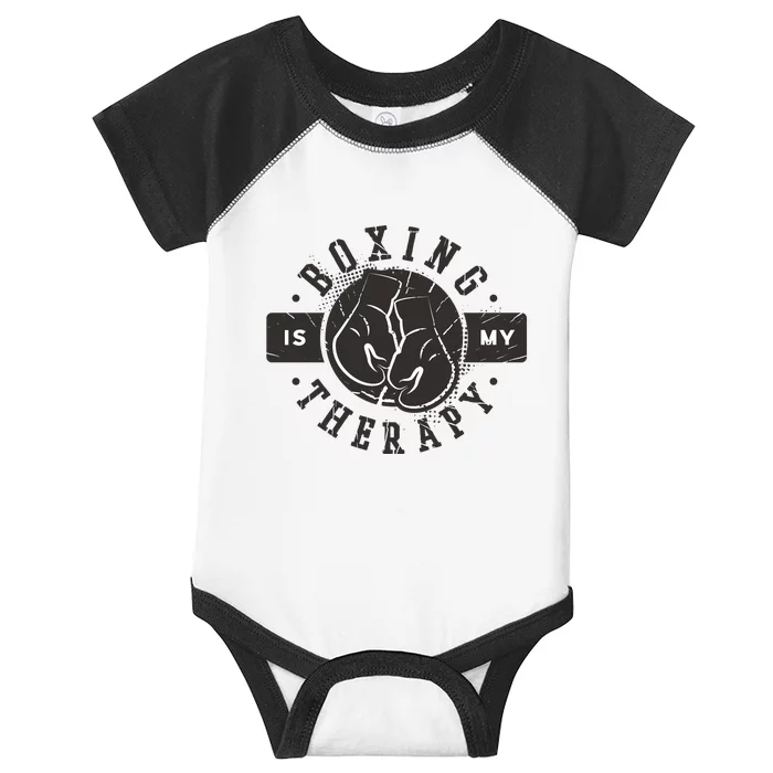 Boxing Is My Therapy Infant Baby Jersey Bodysuit