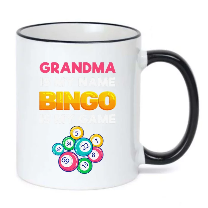 Bingo Is My Funny Bingo Grandma Player Women Mother's Day Black Color Changing Mug