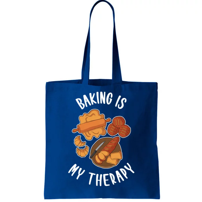 Baking Is My Therapy Funny Gift Tote Bag